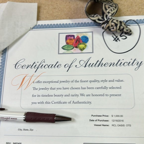 14K white gold and tanzanite earrings - Picture 8 of 14